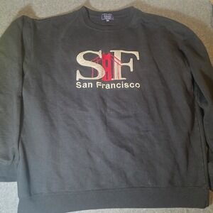 Vintage Ocean Beats Sportswear San Francisco Crewneck Sweatshirt XL B1